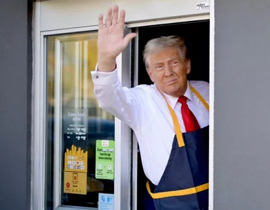 Miniatura: Trump „pracuje” w McDonald's, Harris...