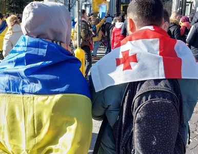 Miniatura: Warszawa. Protest przed ambasadą Rosji...