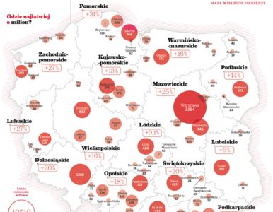 Miniatura: Gdzie mieszkają polscy milionerzy