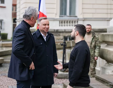 Miniatura: Andrzej Duda i Wołodymyr Zełenski we...