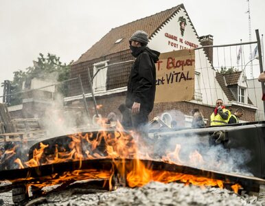 Miniatura: Kolejne protesty związkowców we Francji....