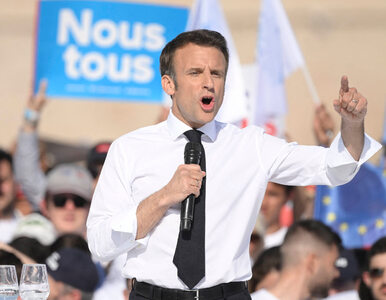 Miniatura: Emmanuel Macron wywołał salwę śmiechu....
