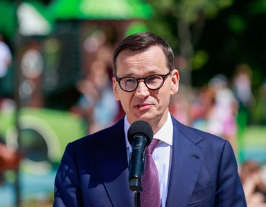 Miniatura: Premier Morawiecki kpi z marszu Tuska....