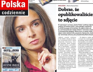 Miniatura: Gazeta Polska publikuje "ostatnie zdjęcie...