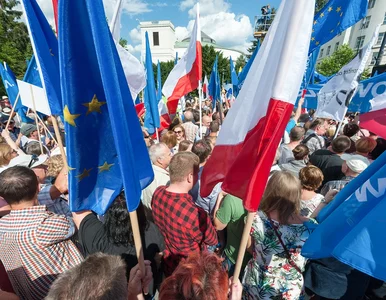 Miniatura: Przed Sejmem trwa protest środowisk...