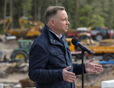 Miniatura: Andrzej Duda pojawił się na terenie...