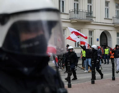 Miniatura: Protest rolników w Warszawie. Demonstranci...