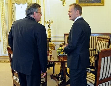 Miniatura: Tusk i Komorowski zaskoczeni wystąpieniem...