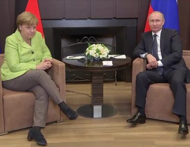 Miniatura: Spotkanie Putina i Merkel. Rozmowy m.in. o...