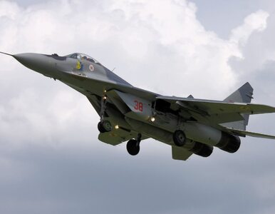 Miniatura: MiG-29 rozbił się pod Mińskiem...
