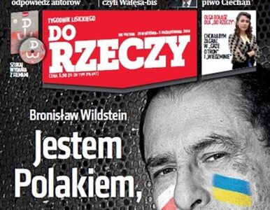Wildstein w ,,Do Rzeczy": jestem Polakiem, pomagam Ukrainie