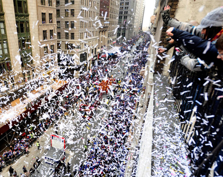 Miniatura: Milion nowojorczyków przywitał zwycięskich...