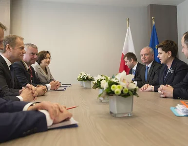 Miniatura: Szydło spotkała się z Tuskiem. "Polska...