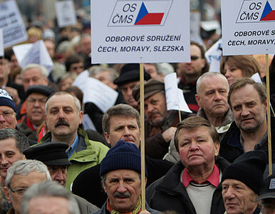 Miniatura: Strajkowała czeska budżetówka. Prezydent:...