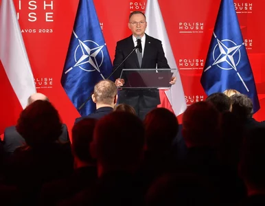 Miniatura: Andrzej Duda podsumowuje forum w Davos....