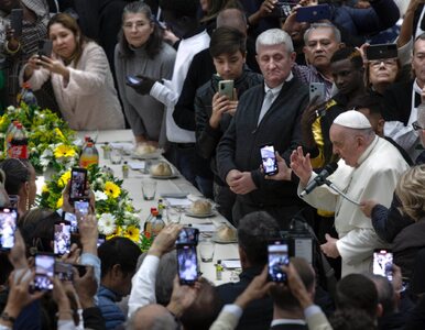 Miniatura: Papież Franciszek zaprosił na obiad...