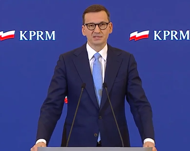 Miniatura: Morawiecki: Nikt nas pistoletem...