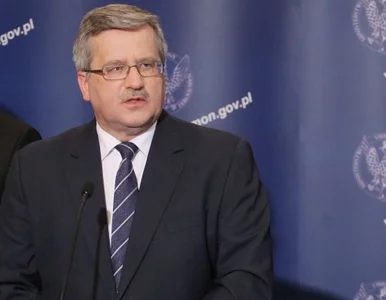 Miniatura: Komorowski o więzieniach CIA: sprawę...