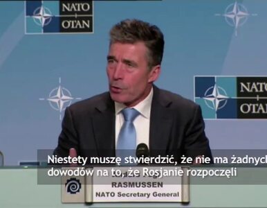 Miniatura: Szef NATO: Nic nie wskazuje, że Rosja...