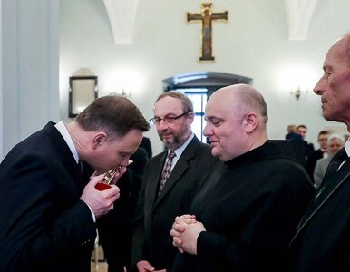Prezydent Duda otrzymał od franciszkanów relikwie polskich męczenników