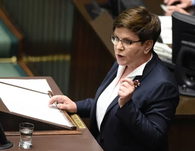 Miniatura: Mocne słowa Szydło w Sejmie. „Dokąd...