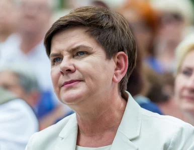 Miniatura: Beata Szydło w roli reporterki TVP....