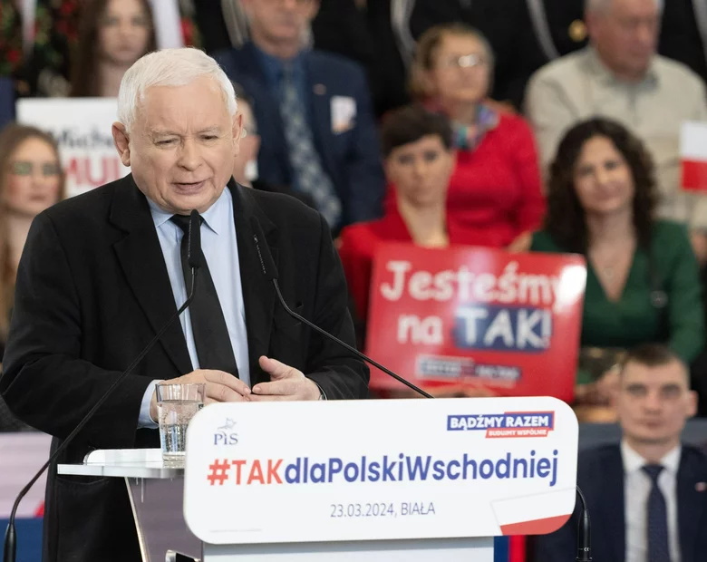 Miniatura: Kaczyński z przewrotnym „komplementem” dla...