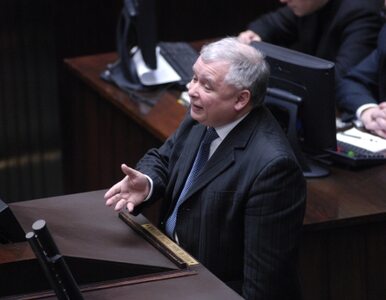 Miniatura: Sprawa Kaczyńskiego za "śpiocha" - umorzona