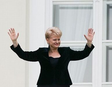 Miniatura: Grybauskaite: trzeba pokojowo rozstrzygać...