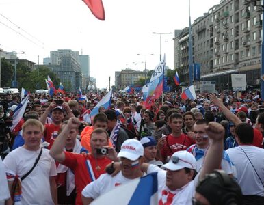 Reuters "wyróżnił" bójkę przed meczem Polska - Rosja
