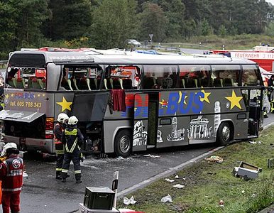 Miniatura: Wypadek polskiego autokaru w Niemczech. 13...