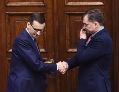 Miniatura: „Pojednawcze” spotkanie Morawiecki-Ziobro....