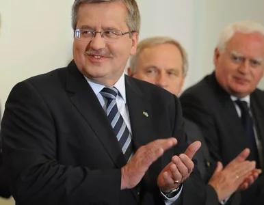 Miniatura: Komorowski się cieszy, że Ukraińcy go...