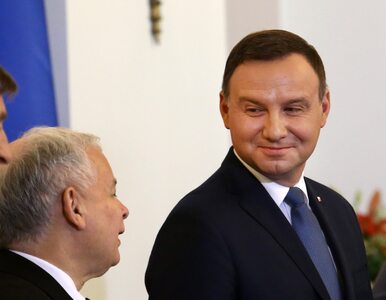 Jarosław Kaczyński pytany o relacje z Andrzejem Dudą. Zagadkowa...
