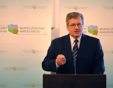 Miniatura: Komorowski rozmawiał z rywalem...