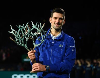 Djoković wygrał turniej w Paryżu. Pogromca Hurkacza pobił światowy rekord