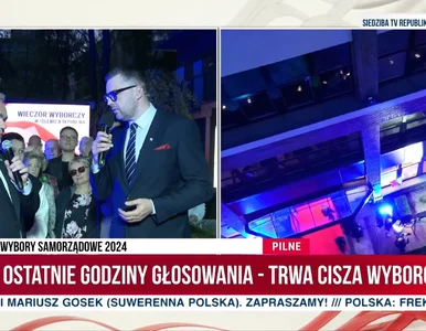 Miniatura: Kłopotliwy wieczór wyborczy w TV...