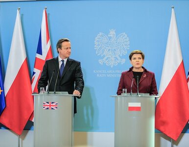 Miniatura: David Cameron w piątek w Warszawie. Spotka...