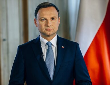 Miniatura: Andrzej Duda o flagach UE: Raz są, raz ich...