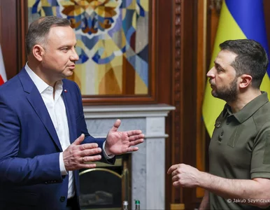 Miniatura: Andrzej Duda rozmawiał z Wołodymyrem...