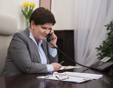 Miniatura: Telefoniczna rozmowa Szydło i May. Polska...