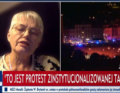 Skarga na „paski” TVP Info po proteście w Warszawie. „Prymitywizm haseł...