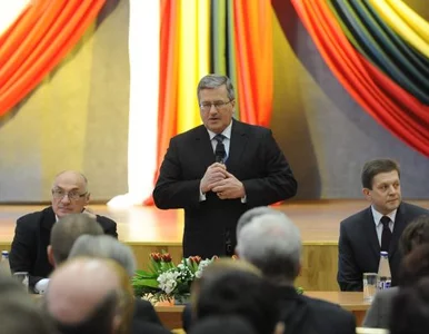 Miniatura: Komorowski: życzę Litwinom, by czuli się...