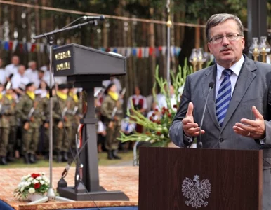 Miniatura: Komorowski: warto było należeć do...