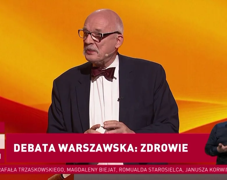 Miniatura: Korwin-Mikke rzucił w Trzaskowskiego...