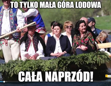 Miniatura: Beata Szydło na spływie Dunajcem. Z...