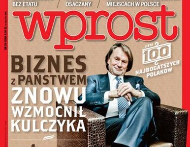 Kiedy Solorz-Żak prześcignie Kulczyka - ,,Wprost" z ,,Listą 100...