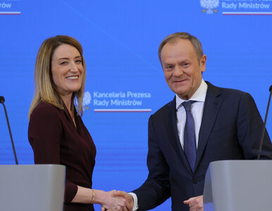 Miniatura: Spotkanie Tuska z przewodniczącą PE....