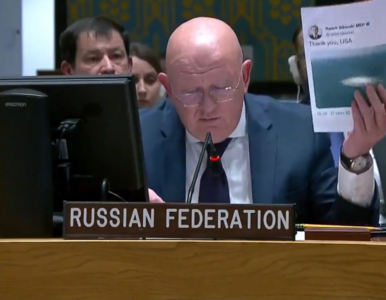 Przedstawiciel Rosji w ONZ „zagrał” wpisem Radosława Sikorskiego....