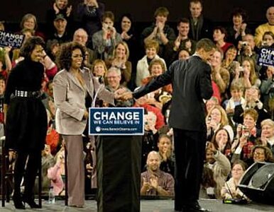 Miniatura: Oprah Winfrey wspiera Baracka Obamę